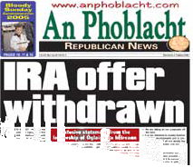 An Phoblacht carried the statement on its web page