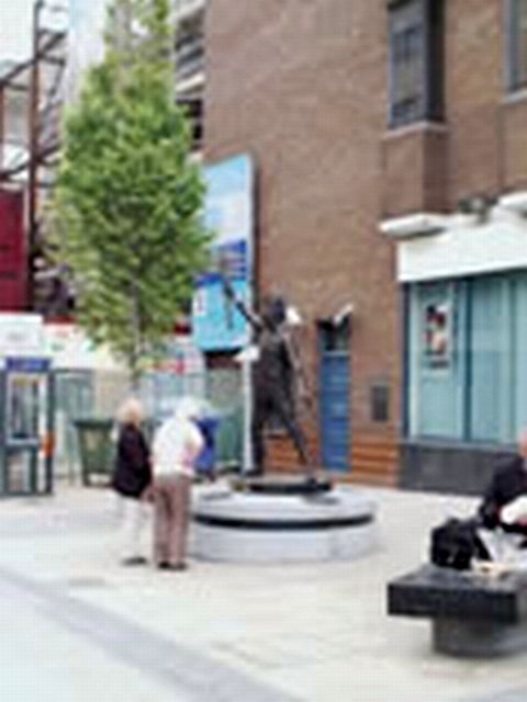 the  statue in Bedford Row
